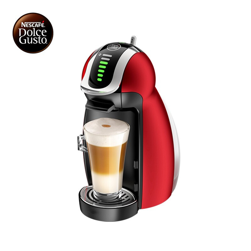 雀巢多趣酷思(Nescafe Dolce Gusto) 升级款胶囊咖啡机 家用 商用 全自动胶囊机 Genio星光红/钢琴黑/玫瑰金